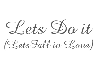 Lets do it!